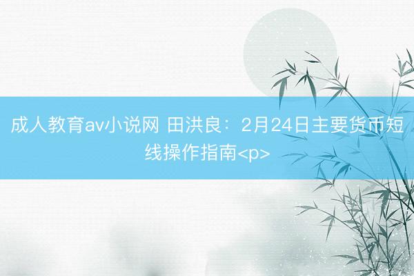 成人教育av小说网 田洪良：2月24日主要货币短线操作指南<p>