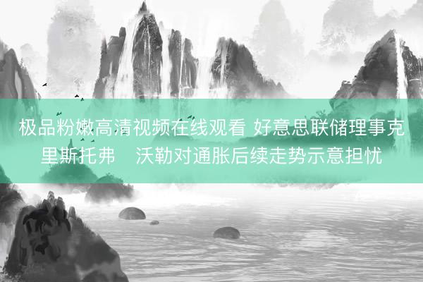 极品粉嫩高清视频在线观看 好意思联储理事克里斯托弗・沃勒对通胀后续走势示意担忧